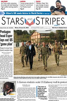 Stars and Stripes - international - October 21st 2019