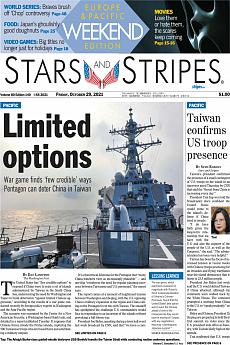 Stars and Stripes - international - October 29th 2021