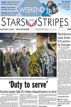 Stars and Stripes - international - April 22nd 2022